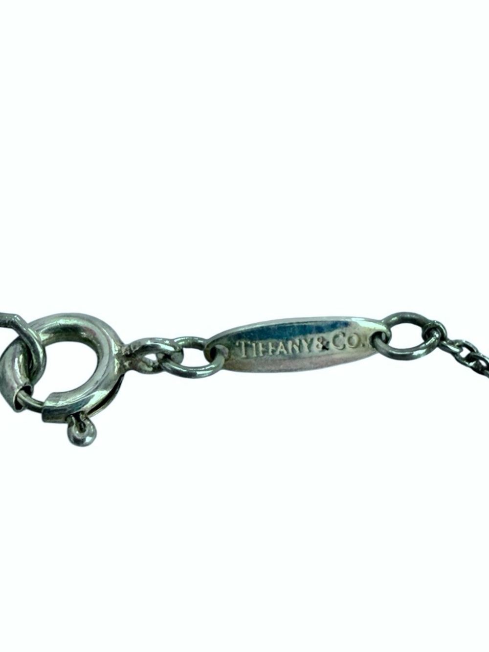 Tiffany & Co. Puff Heart 925 Sterling Silver Pendant Necklace - Vintage (90s) - Picture 8 of 11